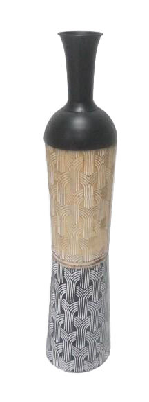 Vase en métal 34 po