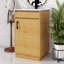 Ensemble de meuble-lavabo de salle de bain de 20 pouces, ensemble simple autoportant avec lavabo en céramique, porte à fermeture douce et tablette réglable
