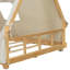 Lit Adventure House avec tente amovible, bois aggloméré, confortable retraite blanche