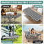 Lit de camp pliant avec matelas, lit de camp portatif robuste de 500 lb, tissu Oxford 1200D imperméable, lit de camp extérieur à installation rapide pour le camping, les invités et le bureau-123833926