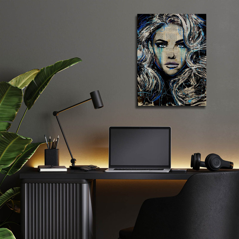 Art mural en verre «Haven» par Loui Jover, H 16 po x l 12 po x P 0,13 po
