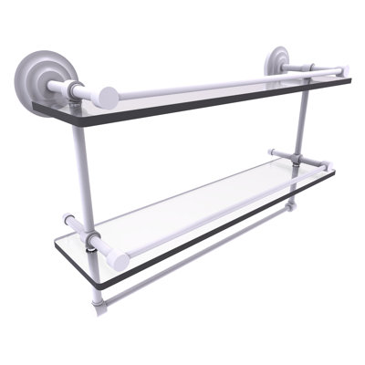 Leamore 2 Piece Tiered Shelf with Towel Bar