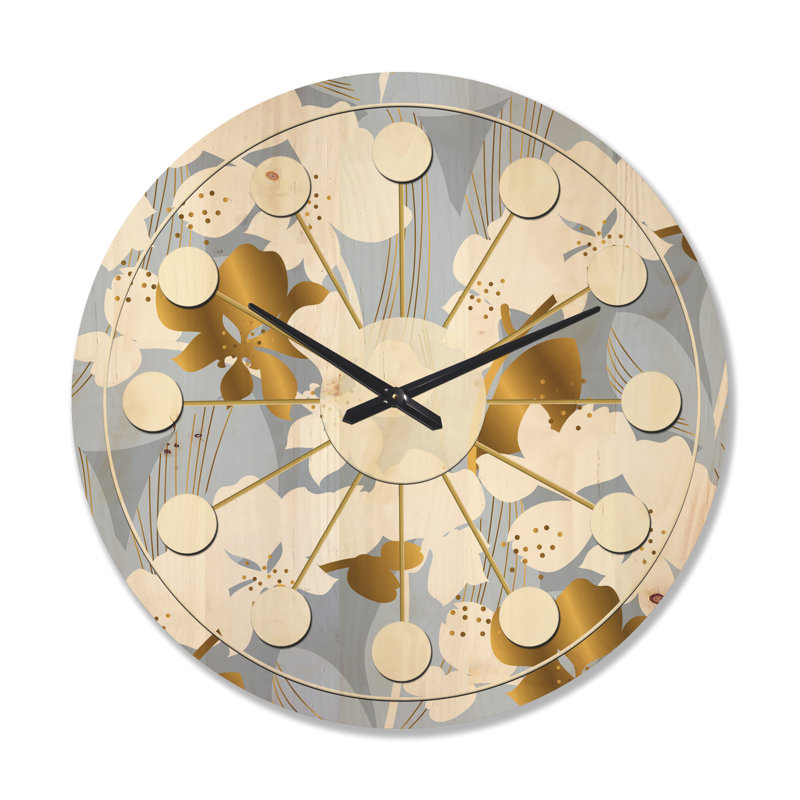 Horloge murale Orchid Blossom, Grand