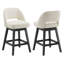 Waldwick Swivel Upholstered Counter Stool with Solid Wood Frame-2073808897