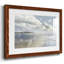 Plage infinie - reproduction encadrée rustique avec tableau mat-89580788