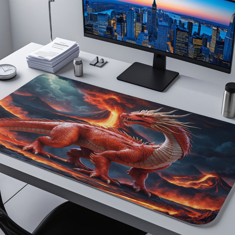 Polyester Desk Pad, 23.6x13.8