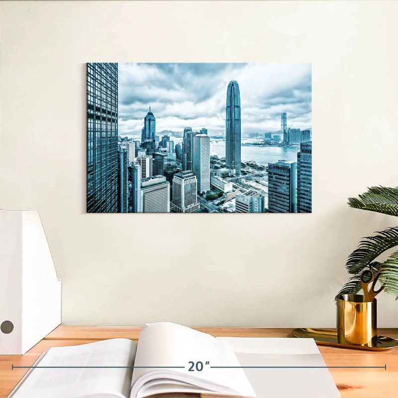 Nicci, majestueux horizon de Hongkong, H 8 po x l 12 po