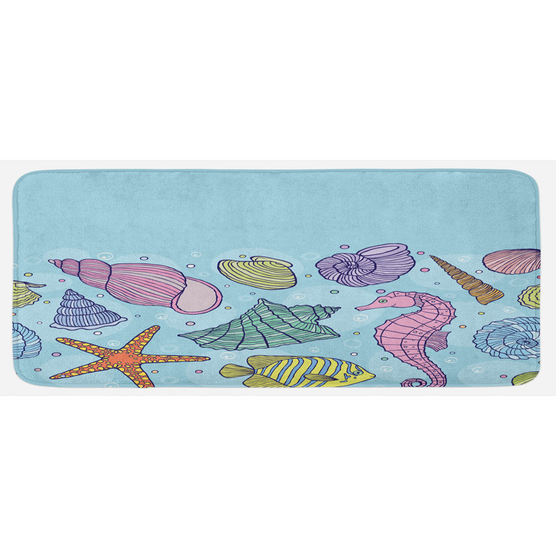 Tapis de cuisine nautique