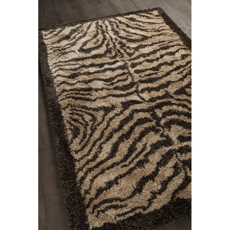 Baumgarten Animal Print Indoor Rug, Rectangle 9' x 13'
