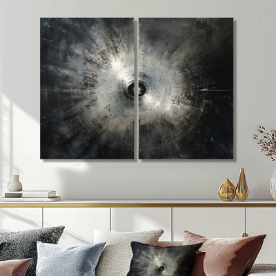 «Music Cymbals Resson Metallic Silver - Silver», art mural