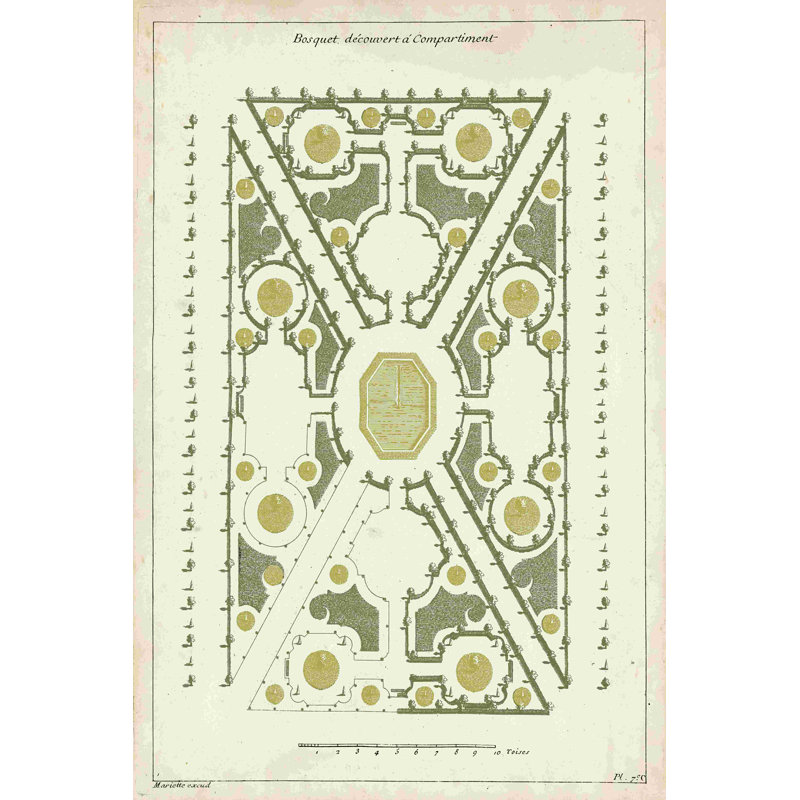 European Garden Design IV, H 12 po x l 8 po