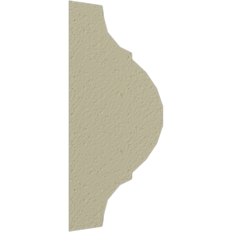 Ashford Smooth Gray Urethane Panel Moulding 12"