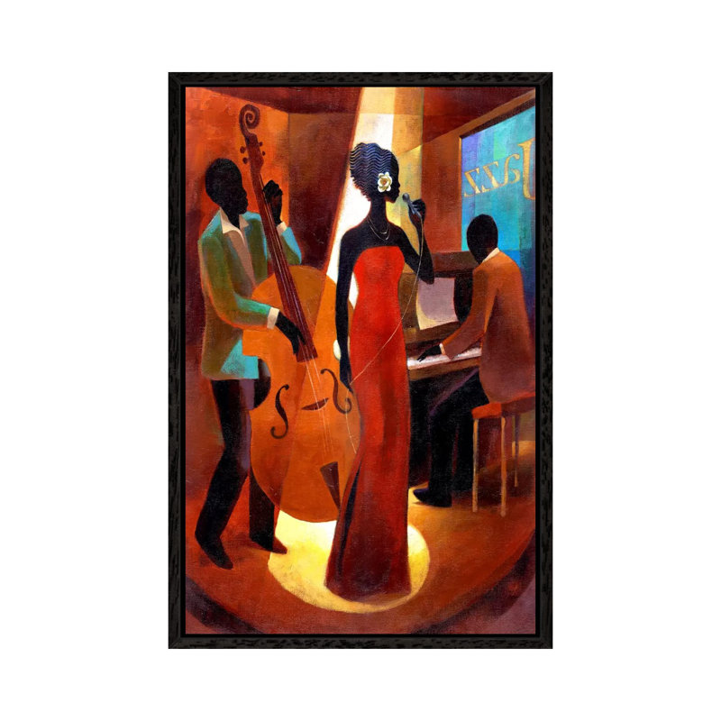 Keith Mallett by Keith Mallett - Floater Frame Gallery-Wrapped Canvas Giclée on Canvas, Black