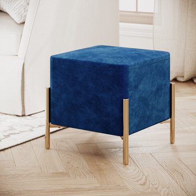 Barnum 16" Wide Square Footstool Ottoman
