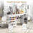 Blodwin 146cm x 50cm Foldable Sewing Table with Sewing Machine Platform