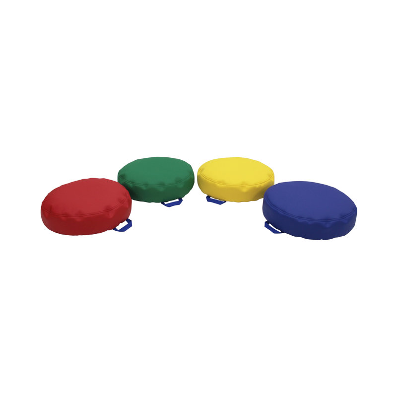 SoftScape Bean Cushions, Red/Green/Yellow/Blue