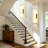 19.7" Cylinder-Shaped LED Dimmable Alabaster Wall Sconce With Brass Metal Fixture-128995872