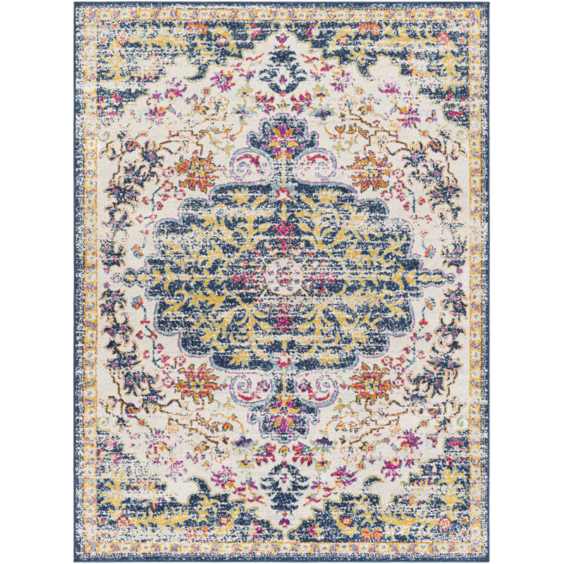 Fleeman Oriental Indoor Rug, Rectangle 5'3" x 7'1"
