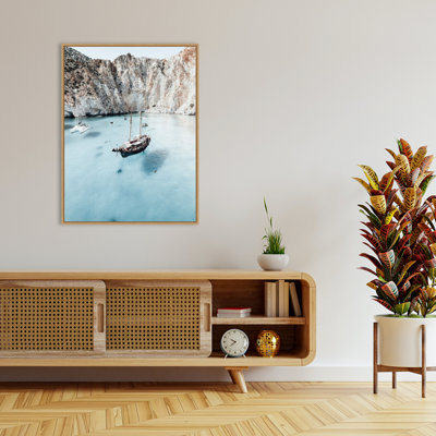 «Milos Illusions» par Wrenn, reproduction d'art sur toile encadrée