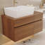 Petit meuble-lavabo flottant simple 31,5 pouces avec lavabo-637900433