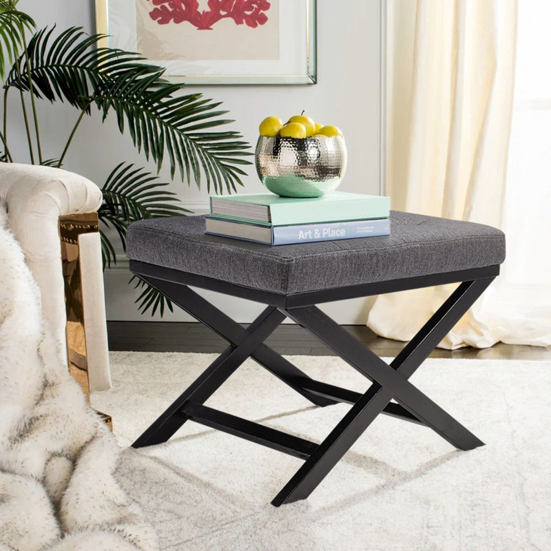 Linen Upholstered Bench