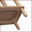 Table basse vintage en bois de pin avec 4 tiroirs Tablette ouverte - Facile à nettoyer, peu encombrante pour le vestibule du salon-1903609945