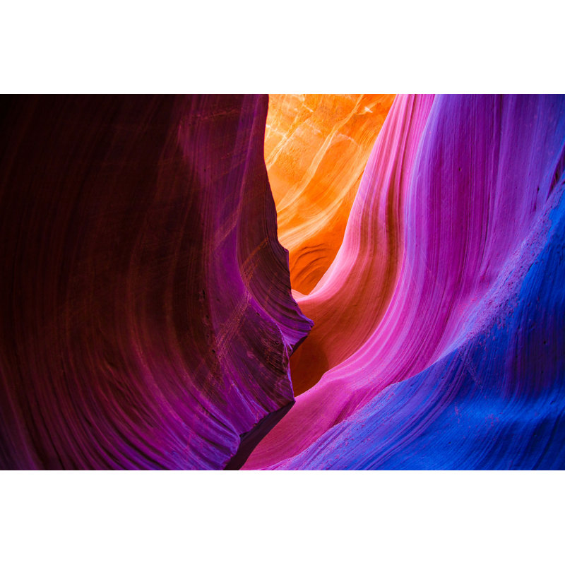 Antelope Canyon - Photographie sur toile tendue, H 8 po x l 12 po