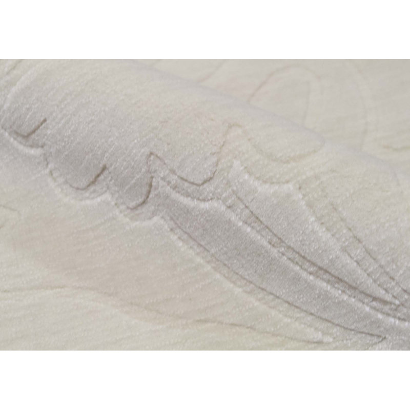 Hand Woven Silk and Wool Area Rug