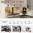 48" Double Bathroom Vanity With Resin Basin-310523695