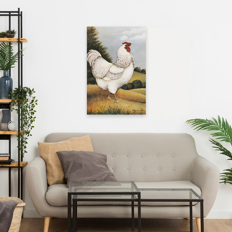 Byron - champ champêtre, art populaire, H 24 po x l 16 po
