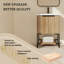 Meuble-lavabo simple autoportant avec plateau en résine 23,63 po Springboro-904384877-904384876