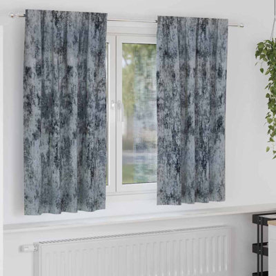 Curtain With Curtains 2 Pcs Velvet