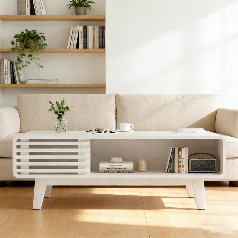 Table basse, Blanc