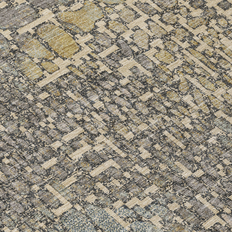 Siena Ivory Washable Indoor-Outdoor Rug - , 3' x 5'