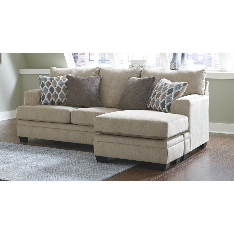 Chaise longue Averlee, Beige