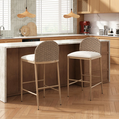 Ensemble de 2 tabourets de bar 29,5 po Farmhouse