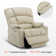 Syeda 27.2" Wide Lay Flat Dual Motor Power Recliner Lift Chair with Massage and Heat, Infinite Position, Faux Leather