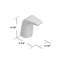Sculpted Single-Hole Touchless Ac-Powered Commercial Bathroom Sink Faucet with Insight Technology, Temperature Mixer and 5-3/4" Spout-729638921