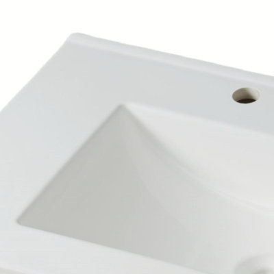 Stylish Wood Frame Vanity
