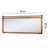 Brunilda Rustic Farmhouse Solid Wood Frame Accent Mirror Decorative Mirror-335926344-394652600