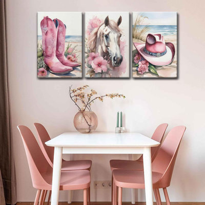 3 Piece Wrapped Canvas Wall Art