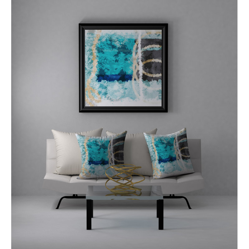 Housse de coussin carrée/insert, 24 po x 24 po