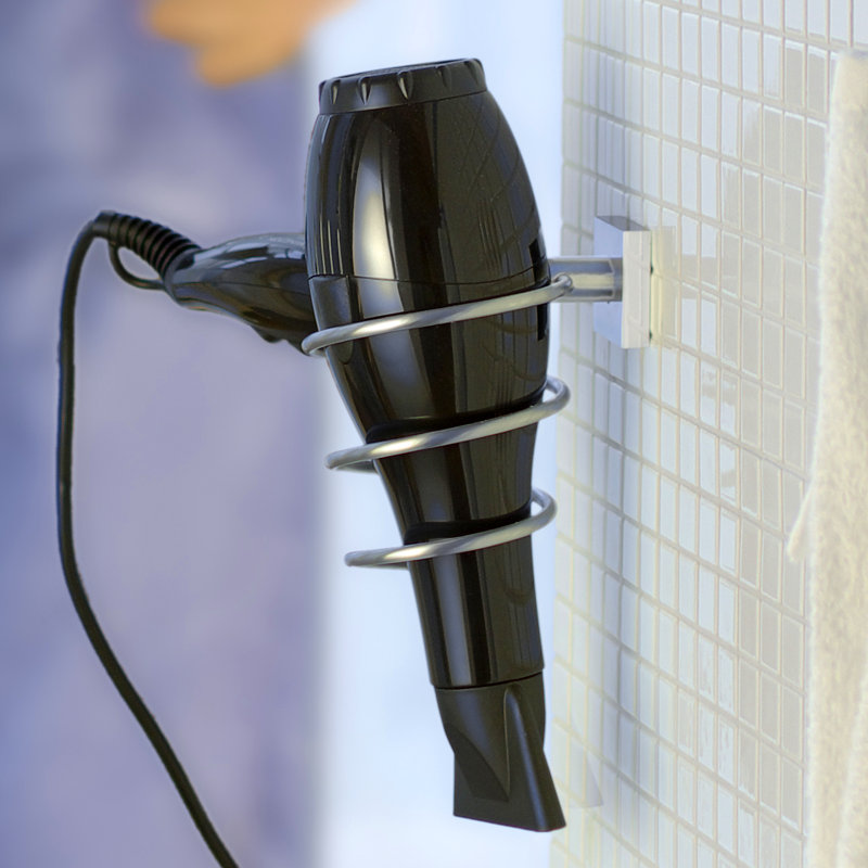 Porte-outils pour cheveux Witherspoon, Chrome brossé