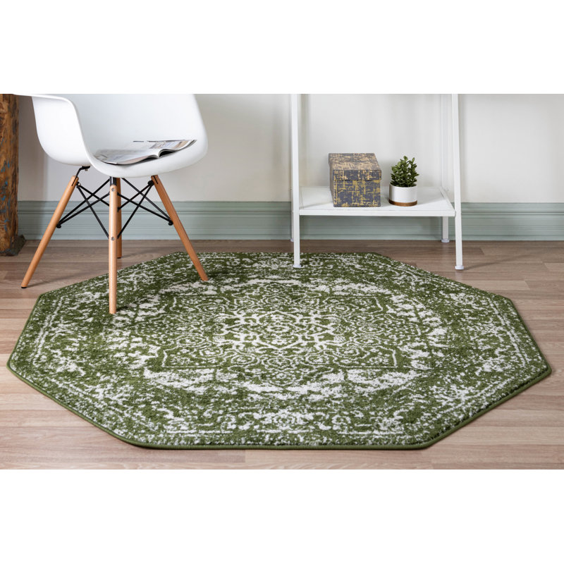 Giverny Oriental Indoor Rug, Octagon 7'10" x 7'10"