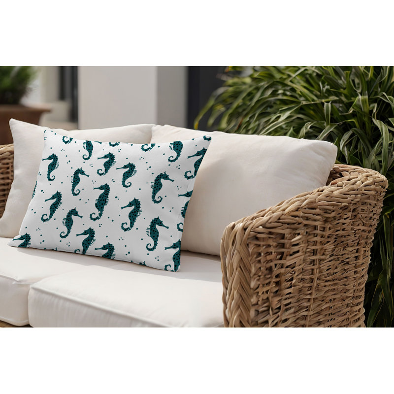 Coussin Barnon, H 18 po x l 25 po, Émeraude