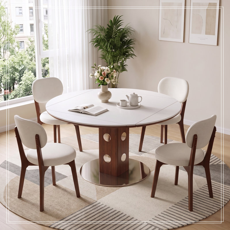 5 pièces Karoline avec 4 chaises rembourrées