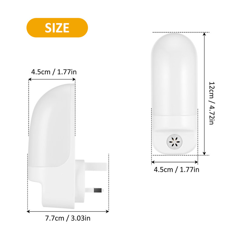 Suzzane Night Light, White