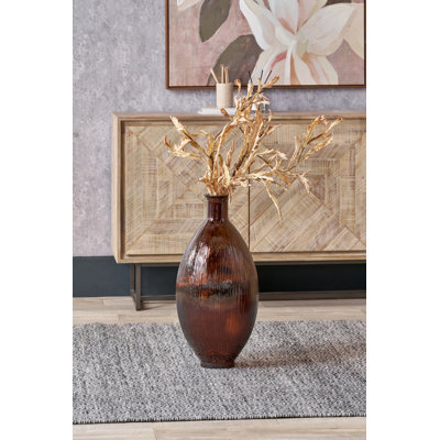 Handmade Glass Floor Vase
