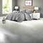 Ensembles de literie Crinkle Grey King, polyester confortable, style familial moderne