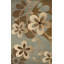 Tapis à motif floral brun-1629659497